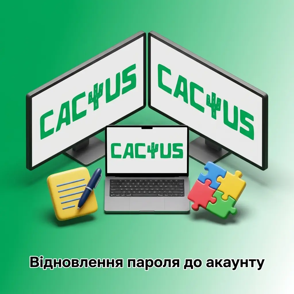 Форма відновлення пароля з полем для email або телефону та кнопкою скидання доступу