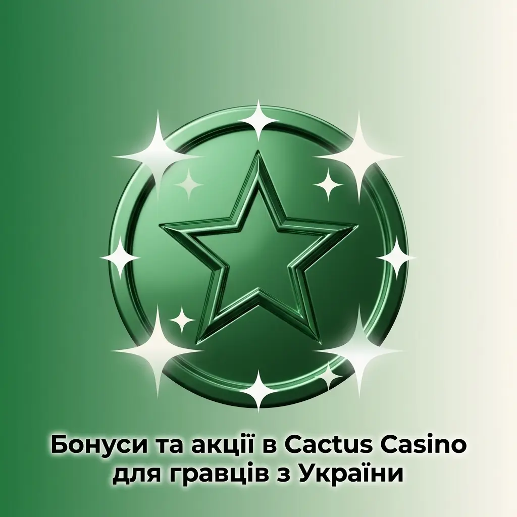 Бонуси та акції Cactus Casino для українців: вітальний пакет до 425% + 555 фріспінів на 5 депозитів