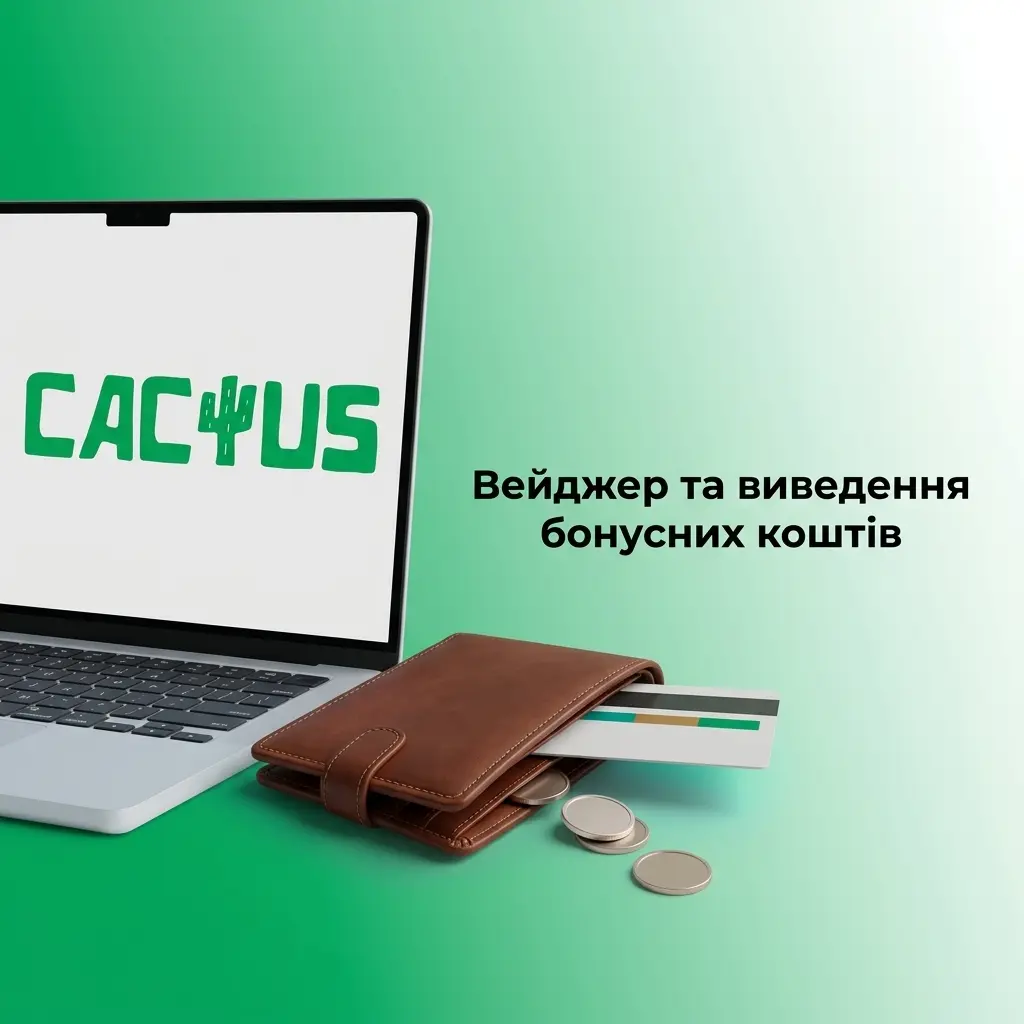 Вейджер x40 у Cactus Casino: умови відіграшу бонусу та виведення коштів
