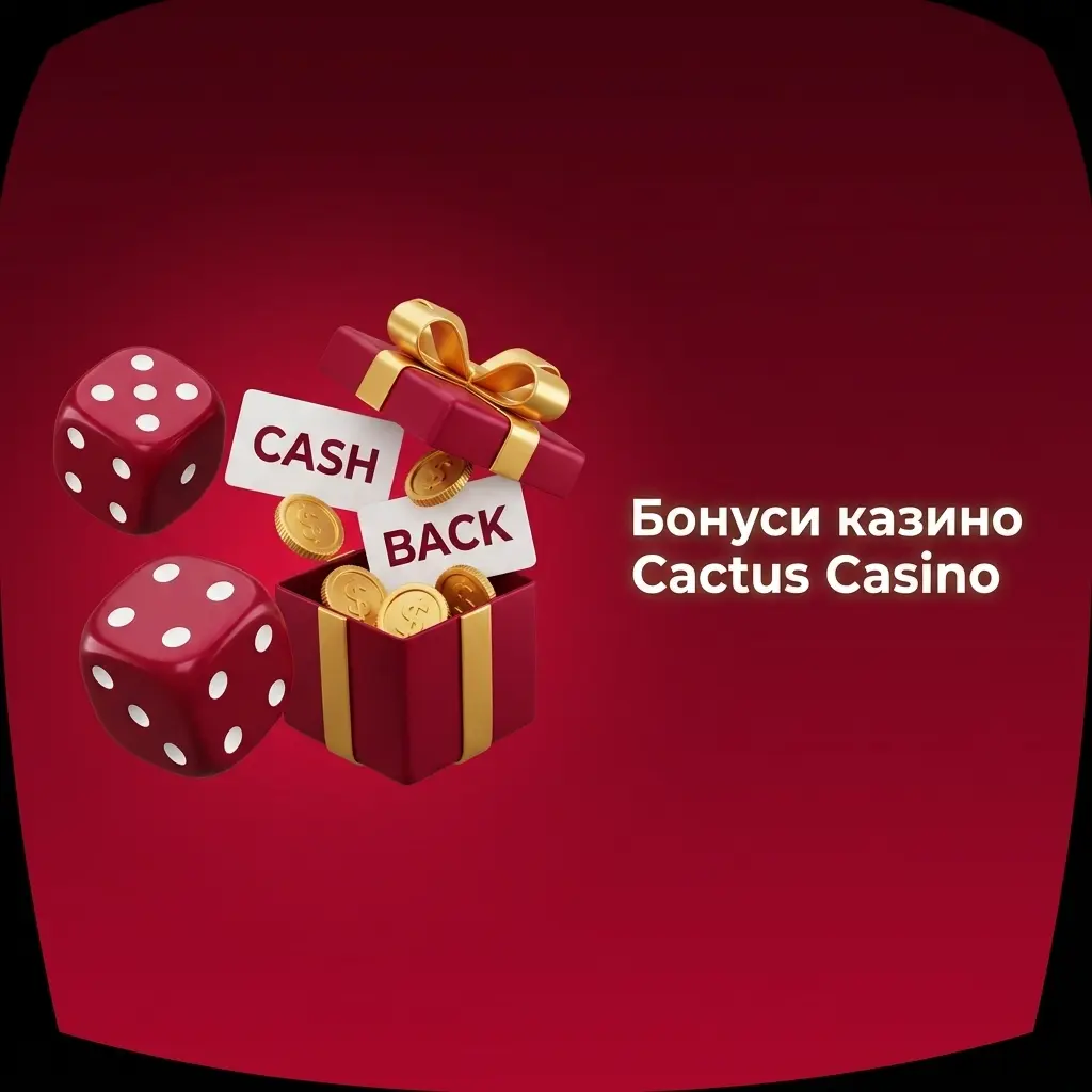 Бонуси казино Cactus Casino: вітальний пакет, фріспіни, кешбек та акції для гравців України