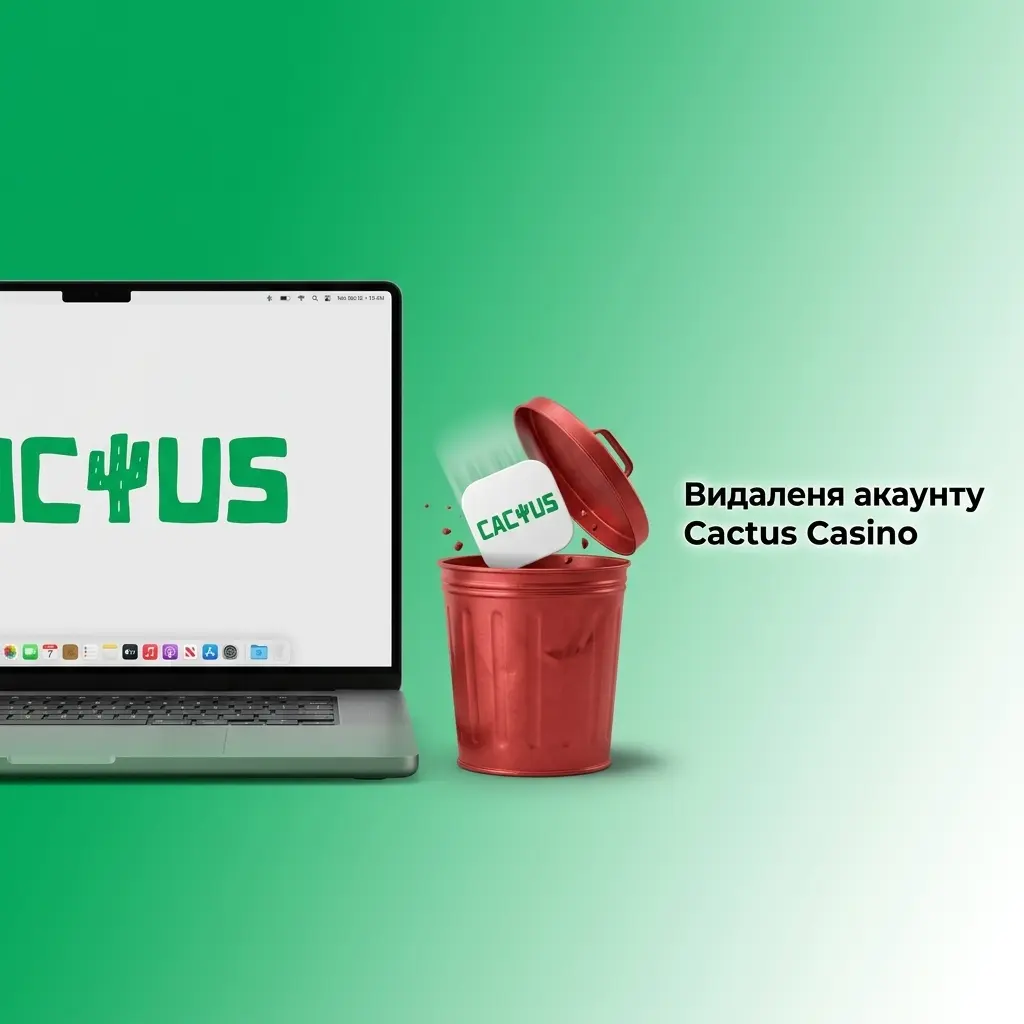 Процес видалення акаунту Cactus Casino через службу підтримки онлайн-казино