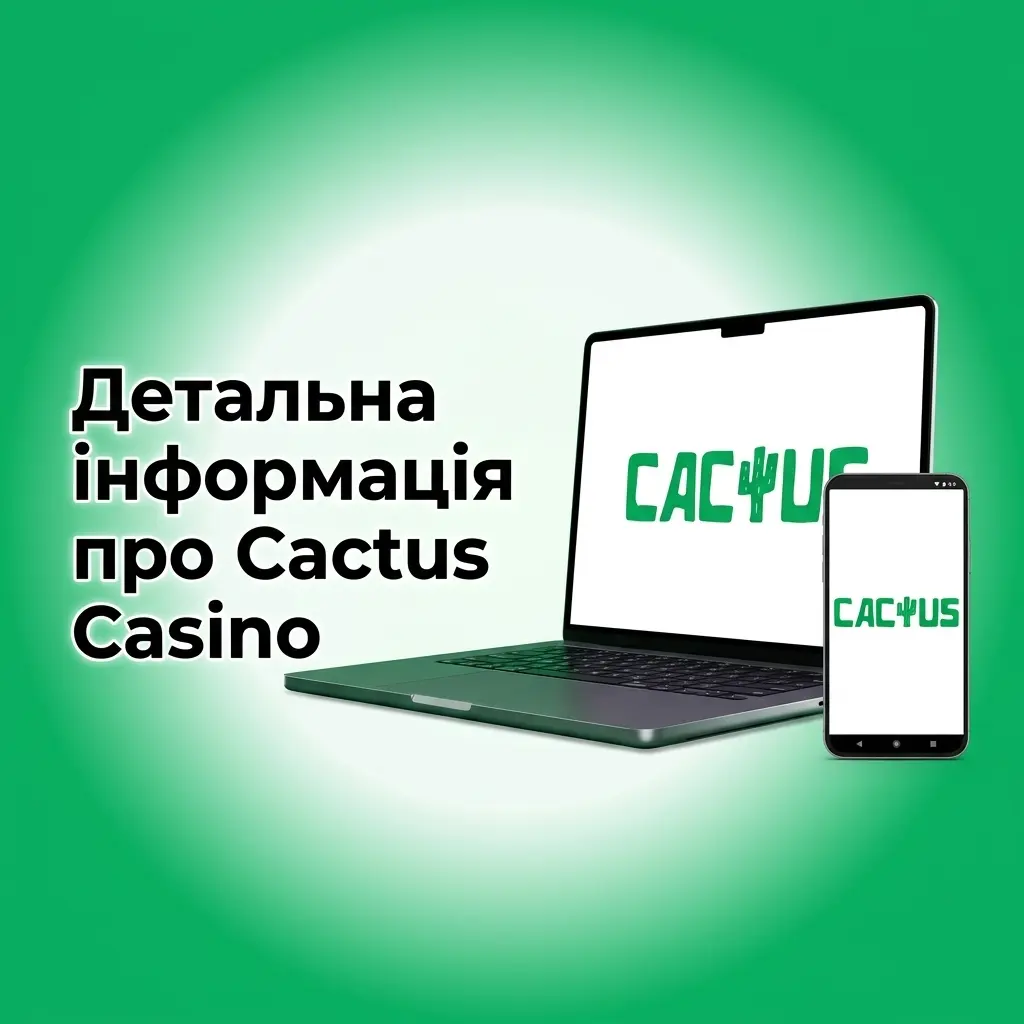 Cactus Casino — надійне онлайн-казино та беттинг для українських гравців з SSL-захистом