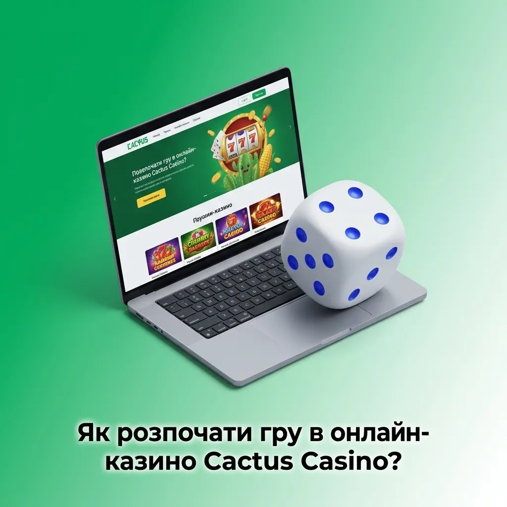 Покрокова реєстрація в Cactus Casino: бонус 425% + 555 FS на перші 5 депозитів