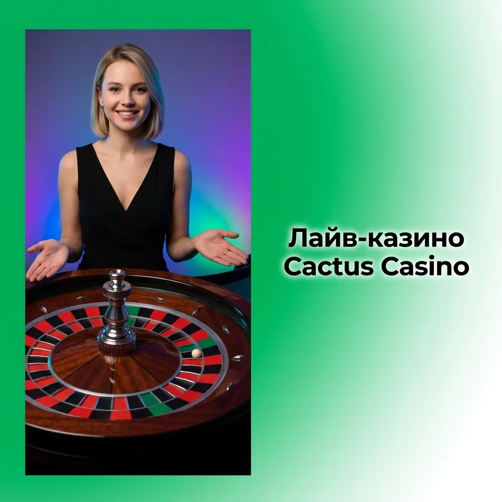 Лайв-казино Cactus Casino: ігри з живими дилерами від Evolution та Pragmatic Play Live