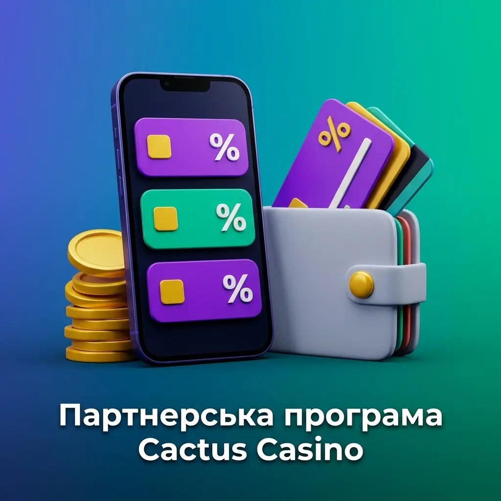 Партнерська програма Cactus Casino: Revenue Share та CPA для веб-майстрів і блогерів