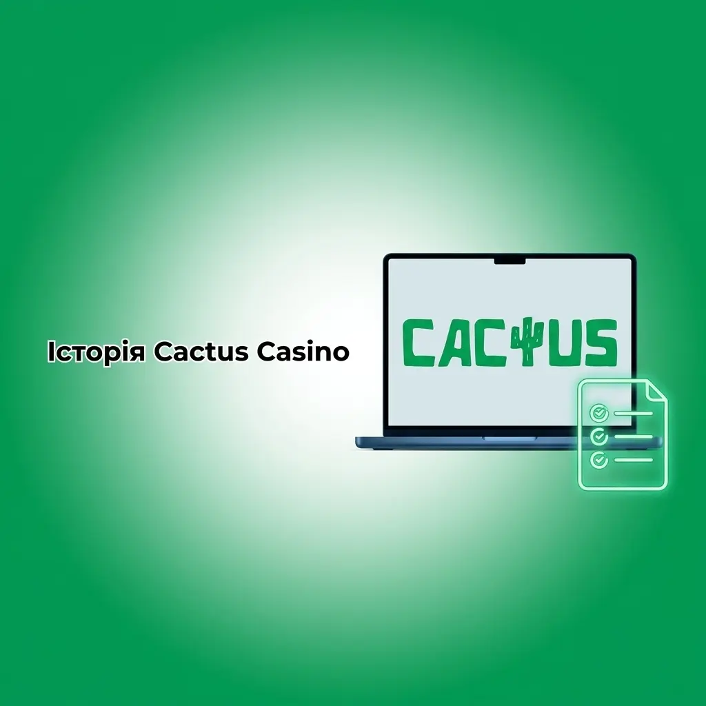 Логотип Cactus Casino — легальне онлайн-казино з ліцензією КРАІЛ, засноване 2022 року на Кіпрі